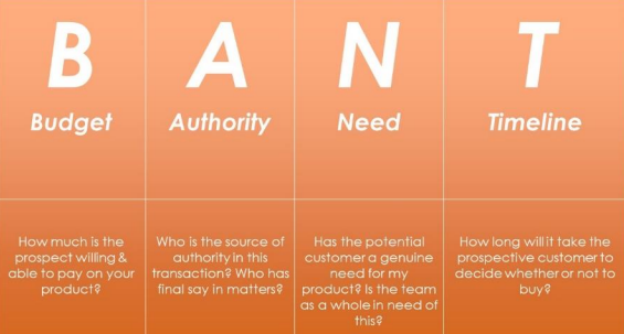 How is BANT effective for B2B business?